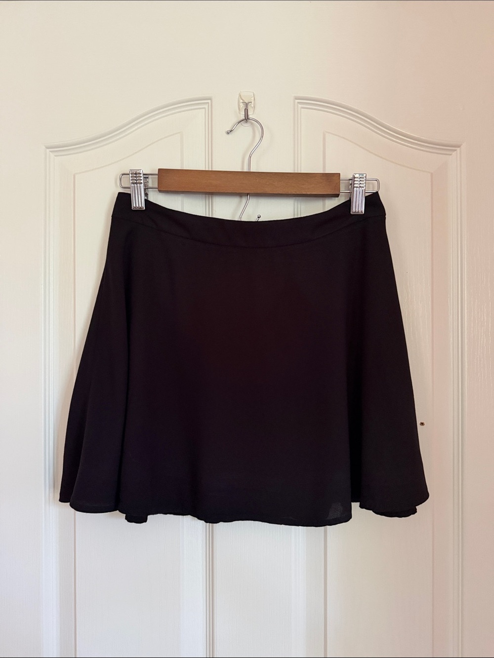 Forever 21 Black Circle Skater Skirt